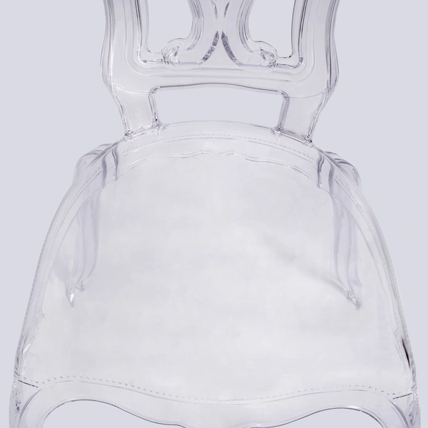 Durable Clear Crystal Plastic Chair