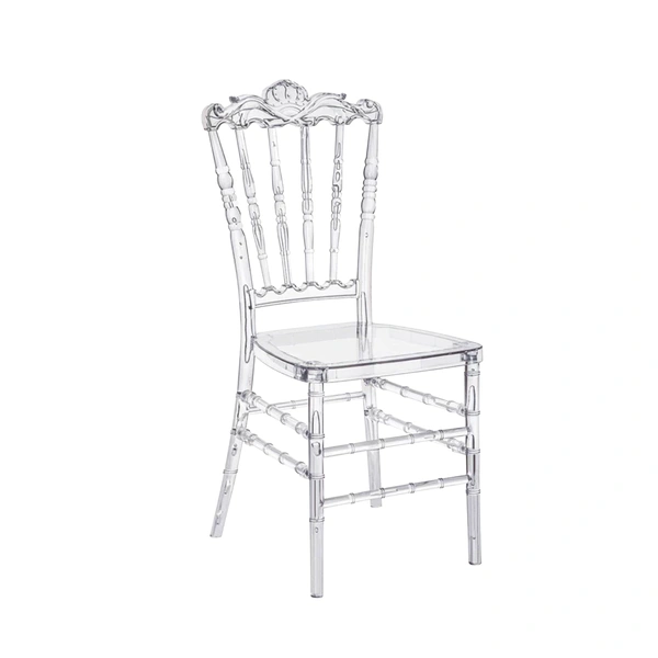 Modern Crystal Plastic Chair