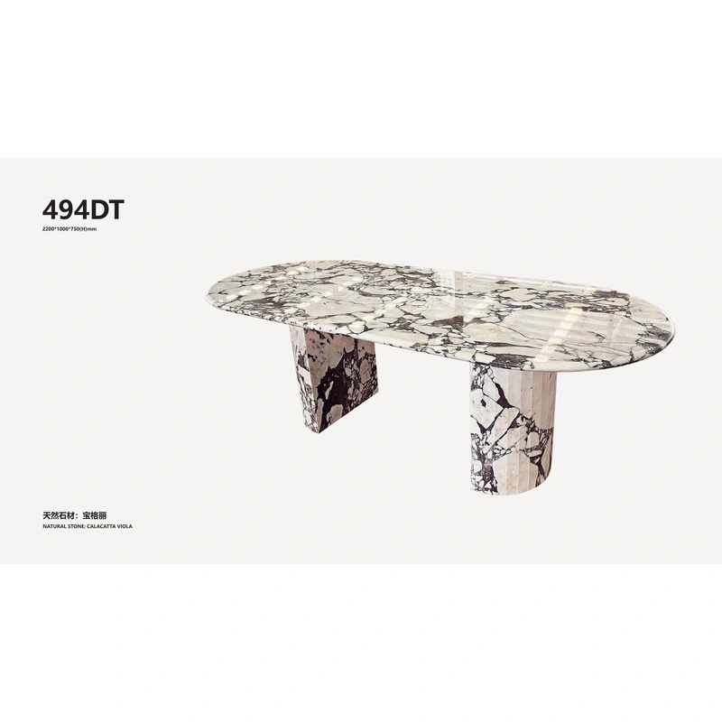 Natural Stone Calacatta Viola Table, Make You Luxery Life