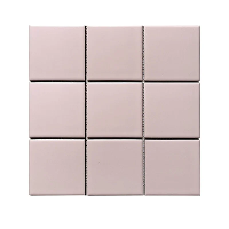 Pink Matte Ceramic Mosaic