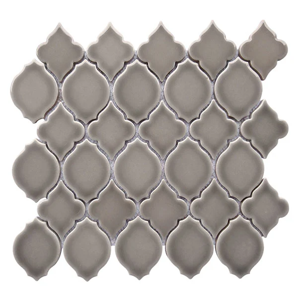 Brown Glossy Ceramic Mosaic