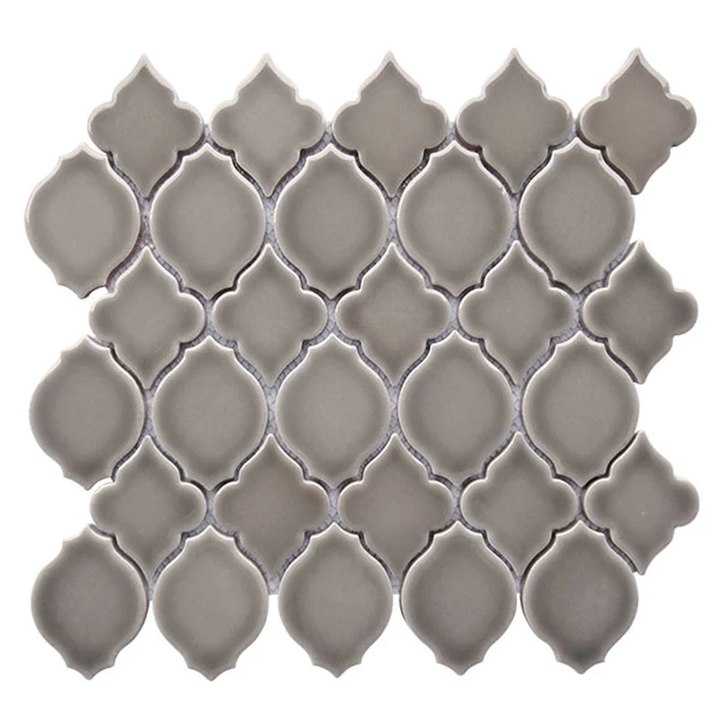 Brown Glossy Ceramic Mosaic