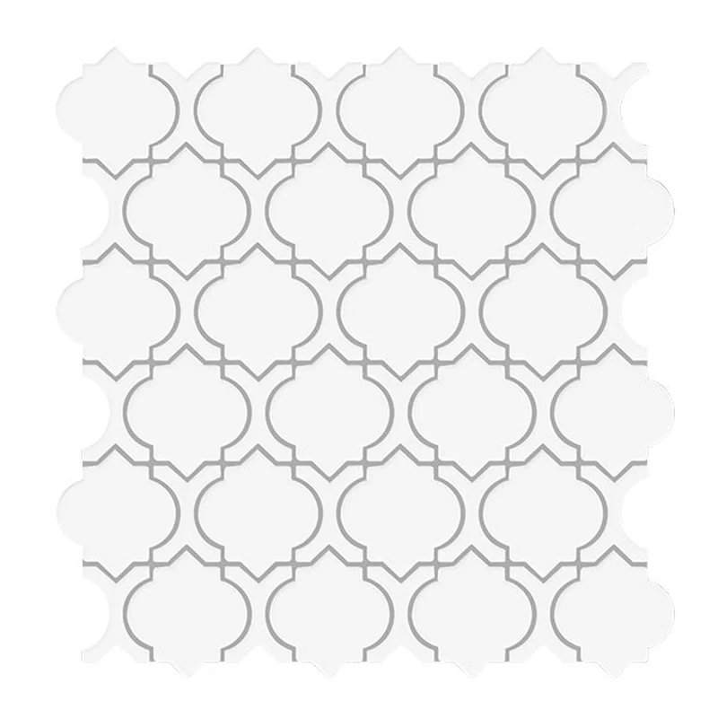 White Glossy Ceramic Mosaic