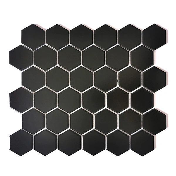 Black Matte Ceramic Mosaic