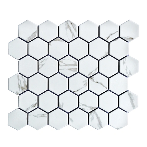 White Matte Ceramic Mosaic