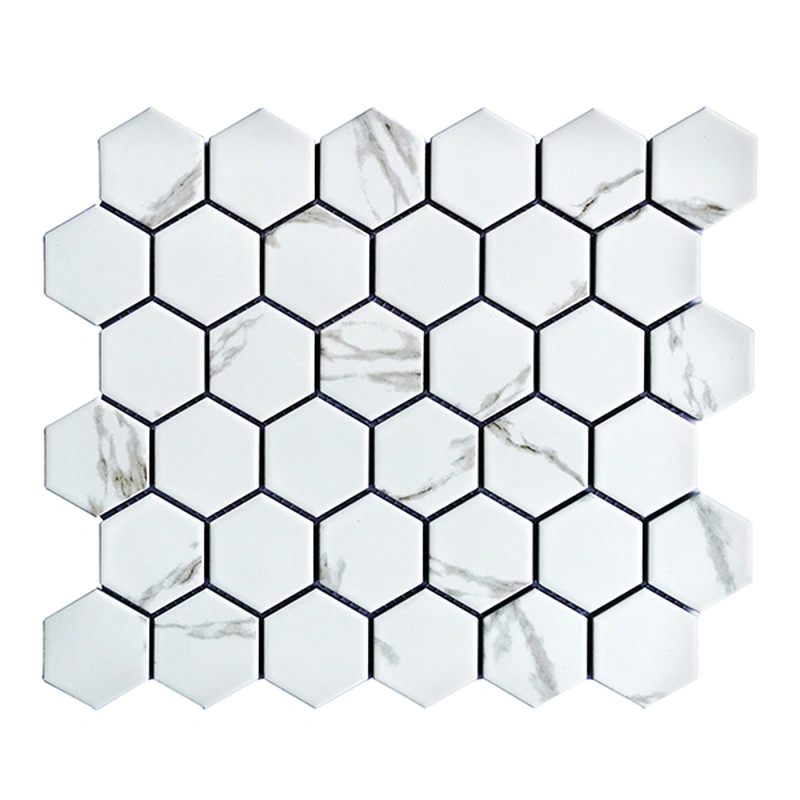 White Matte Ceramic Mosaic