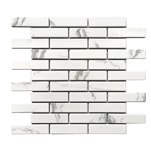 White Matte Ceramic Mosaic
