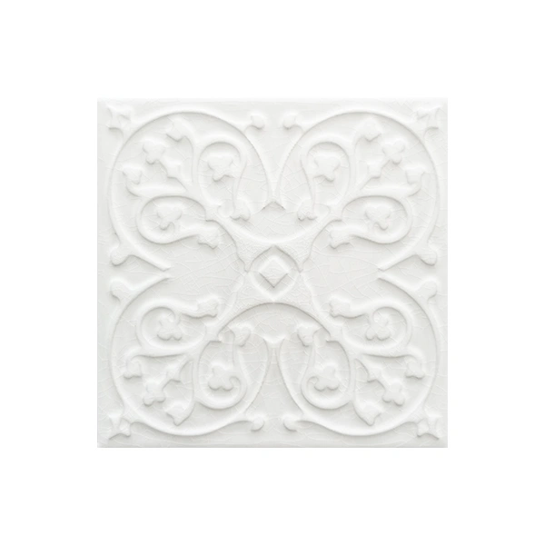 White 3D Glossy Ceramic Mosaic