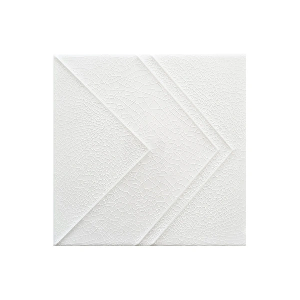 White 3D Glossy Ceramic Mosaic