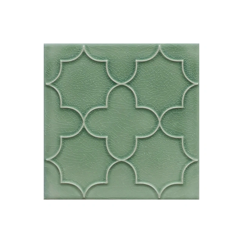 Green 3D Glossy Ceramic Mosaic