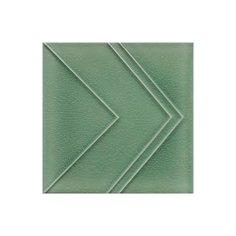 Green 3D Glossy Ceramic Mosaic