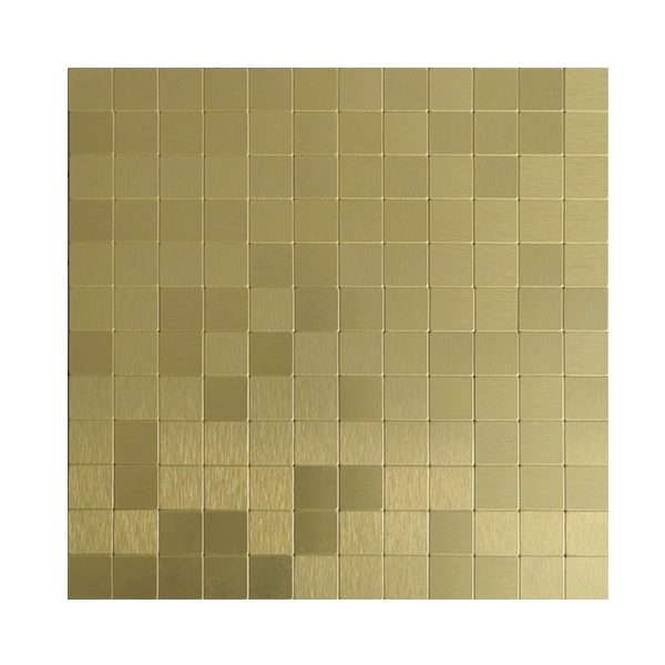 Atpalas Peel & Stick Golden Lantern Metal Mosaic