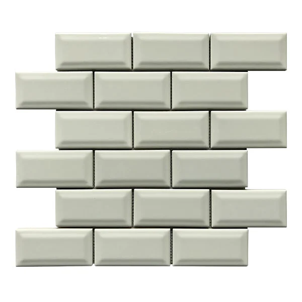 Biscuit 3D Glossy Ceramic Mosaic