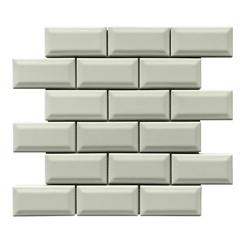 Biscuit 3D Glossy Ceramic Mosaic