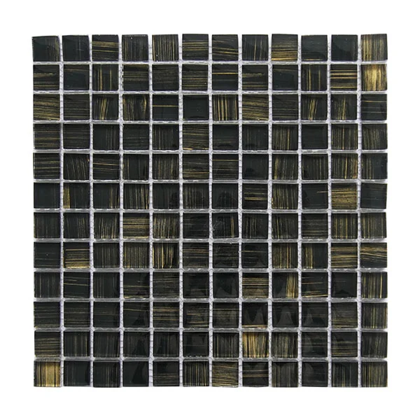 Atpalas  Black Swimming Pool Glass Tile