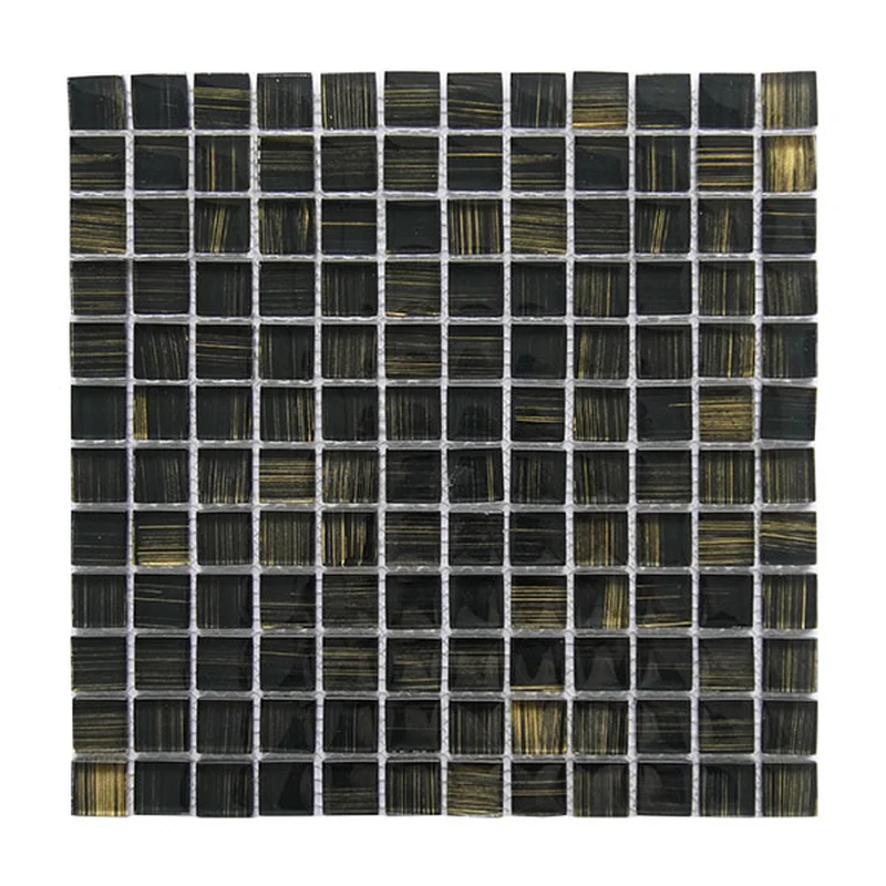 Atpalas  Black Swimming Pool Glass Tile