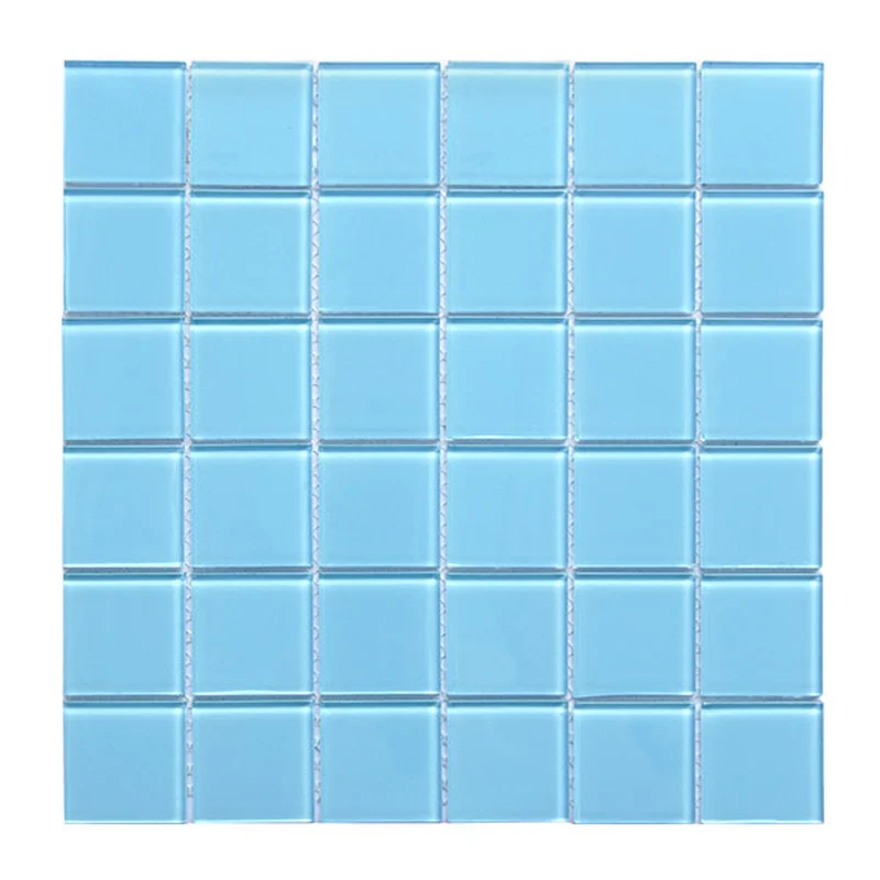 Atpalas Light Blue Swimming Pool Glass Tile