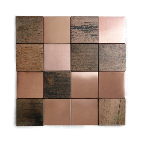 Atpalas 3D Peel & Stick Copper Mosaic