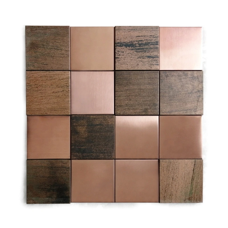 Atpalas 3D Peel & Stick Copper Mosaic