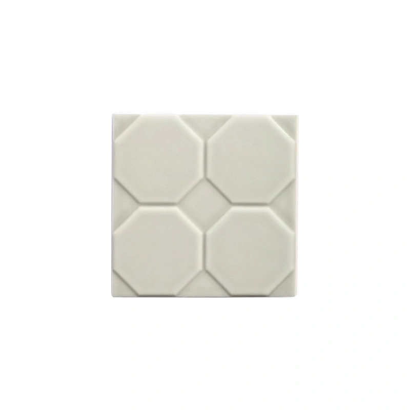 Taupe Glossy Ceramic Tile