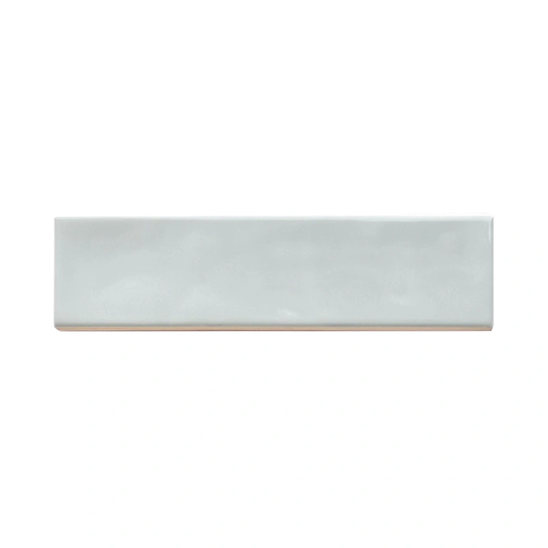 Hinting Blue Satin Glossy Ceramic Mosaic