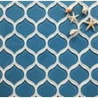 Atpalas Blue & White Waterjet Glass Mosaic