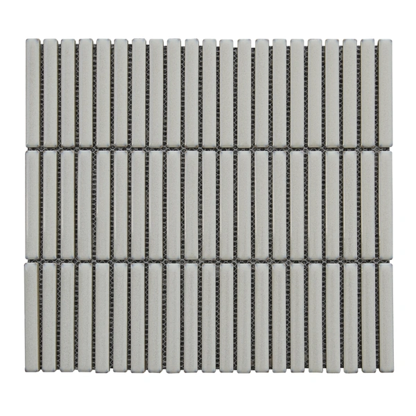 Mist Glazed Pencil Linear Porcelain Mosaic