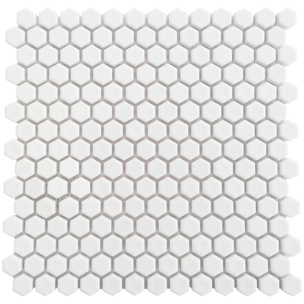 Small Hexagon Recycle Glass Mosaic