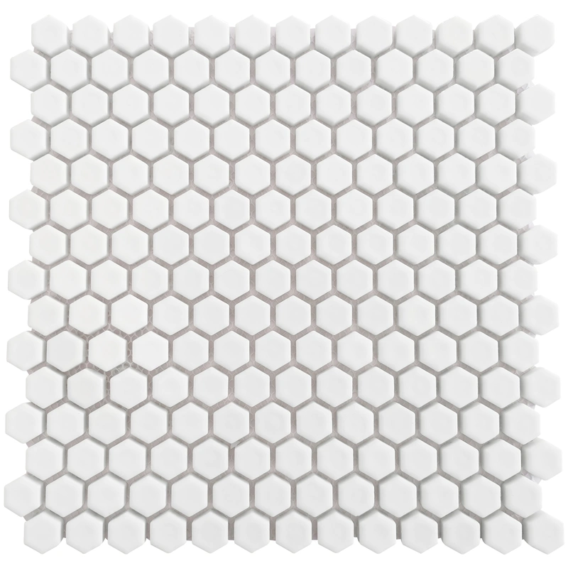 Small Hexagon Recycle Glass Mosaic