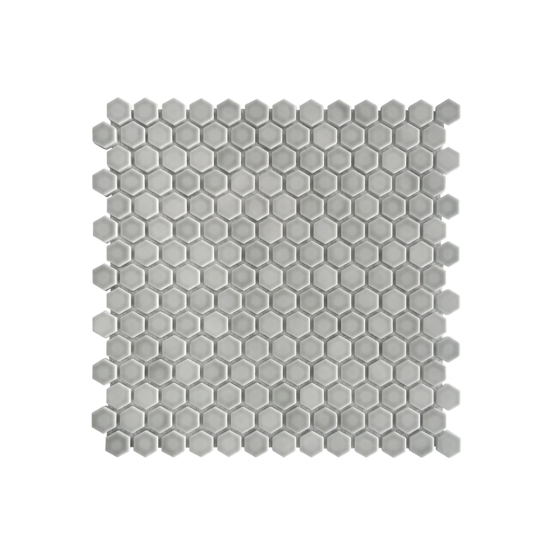 Small Hexagon Recycle Glass Mosaic