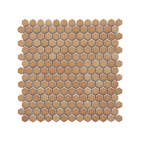 Small Hexagon Recycle Glass Mosaic