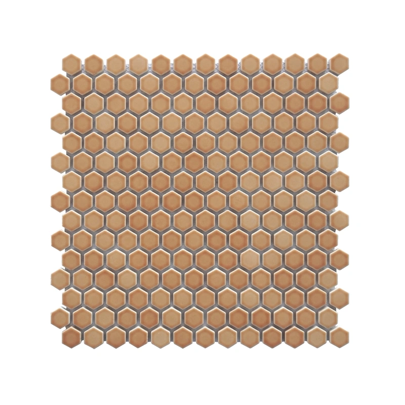 Small Hexagon Recycle Glass Mosaic