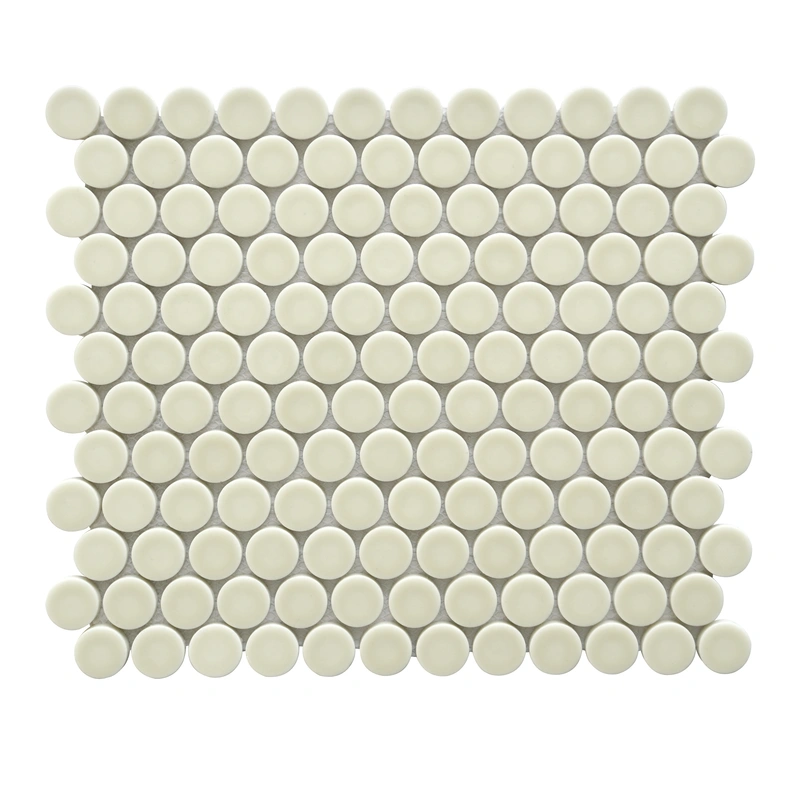 Penny Round Recycle Glass Mosaic