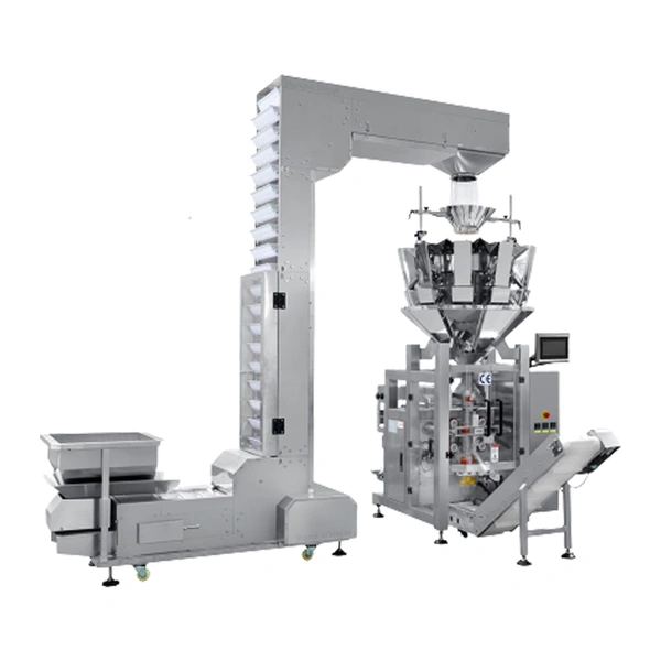 Jujube Weighing Packaging Machine 50-1500g Vertical Multi-head Weigher Packing Machine Z-type Elevator
