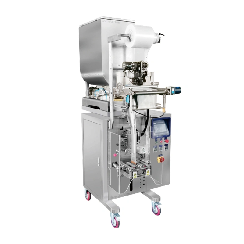 Fully-automated filling liquid vertical packaging machine Food tomato sauce packaging machinery factory