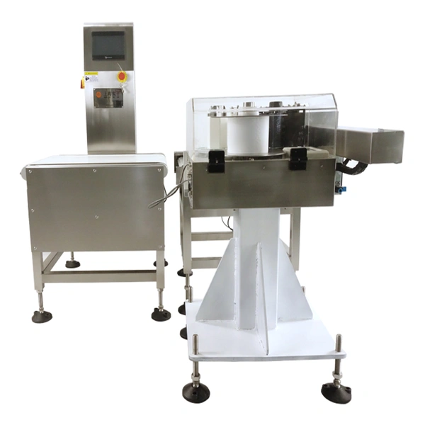 Fully Automatic Bottle Conveying Line Weighing and Labeling Machine Online Food Checkweigher and Labeling Machine Combo