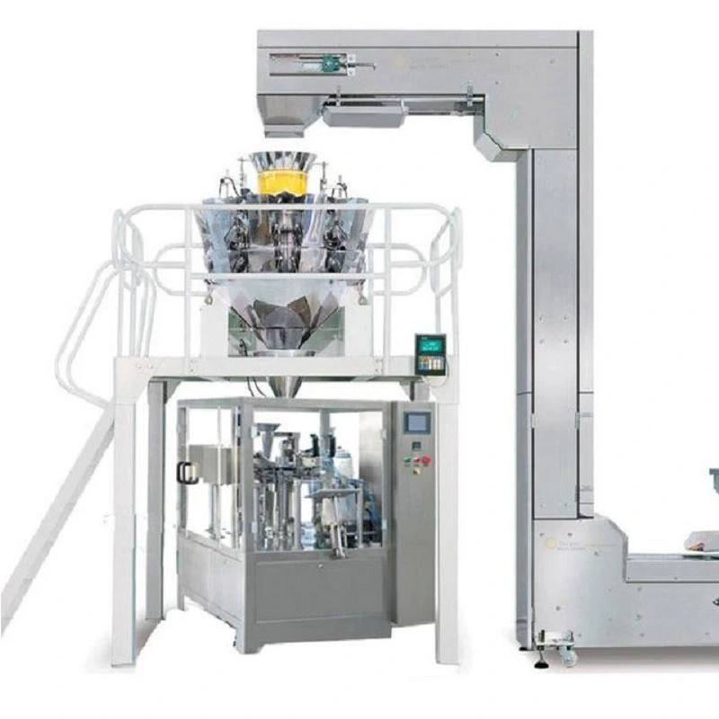 Plastic Bag Vertical Form Fill Seal Multihead Weigher Packing Machine For Food Multi-head Scale Packaging Machine System