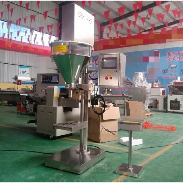 Semi-automatic Large Range Linear Scale 10kg Powder Particle Linear Weigher Packaging Machine Solutions