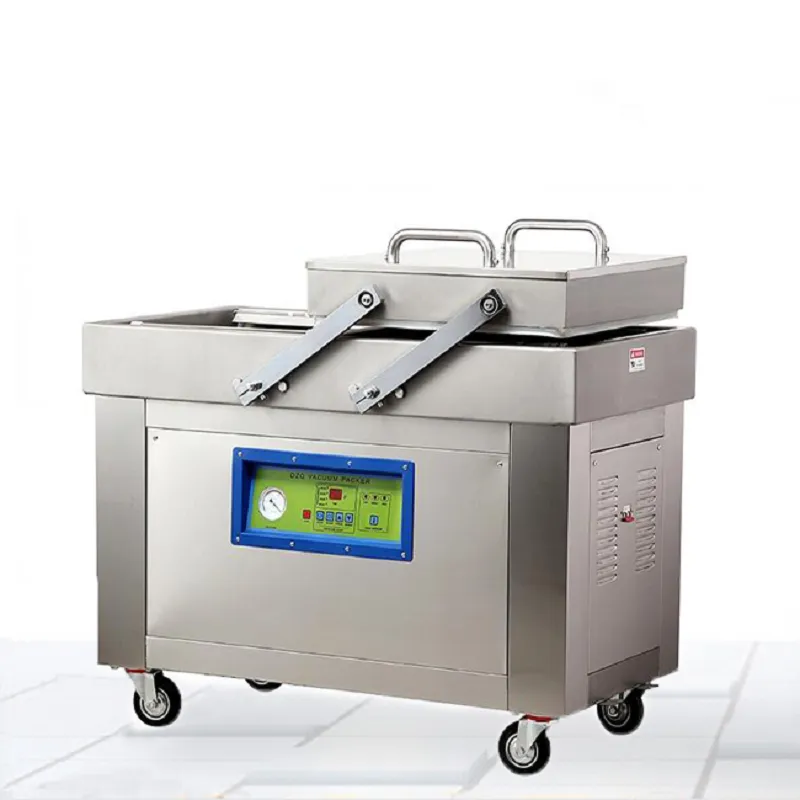 Automatic Vacuum Packing Machine For Dried Squid Seafood Multi Functional Continuous Vacuum Packing Sealing Machine