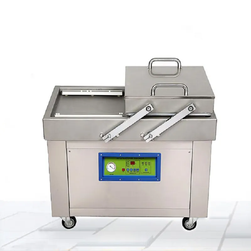 Automatic Vacuum Packing Machine For Dried Squid Seafood Multi Functional Continuous Vacuum Packing Sealing Machine