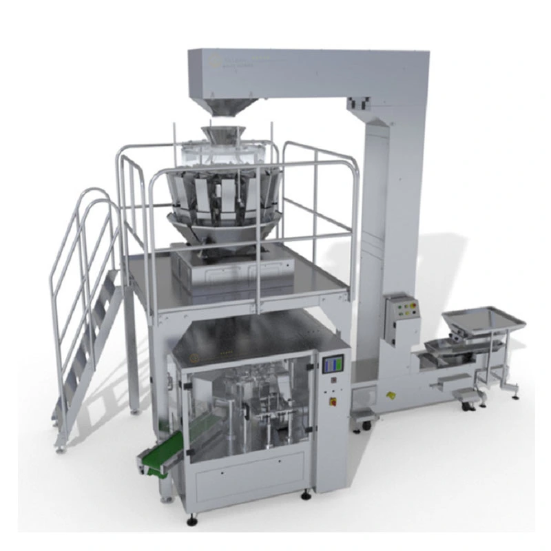 Feed Granules Pouch Quantitative Packing Machine Multi-head Combined Weigher System Automatic Vertical Packing Equipment