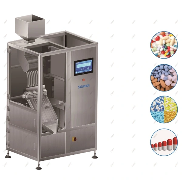 Health Medicine Capsule Counting Check Weigher Machine High Efficiency Dynamic Checkweigher For Sugar Coated Tablets