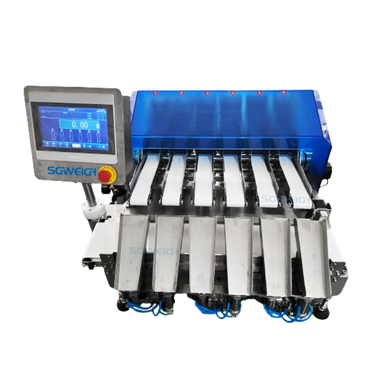 Automatic Multi-lane Inspection Checkweigher for Strip Pouch 10-line High Accuracy Online Weight Checker