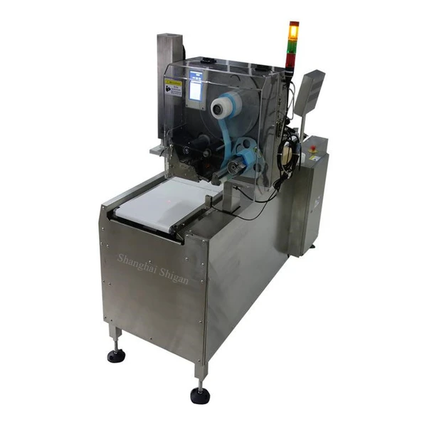 High Speed Cans Bottles checkweigher Labeling Machine For Flat Sticker