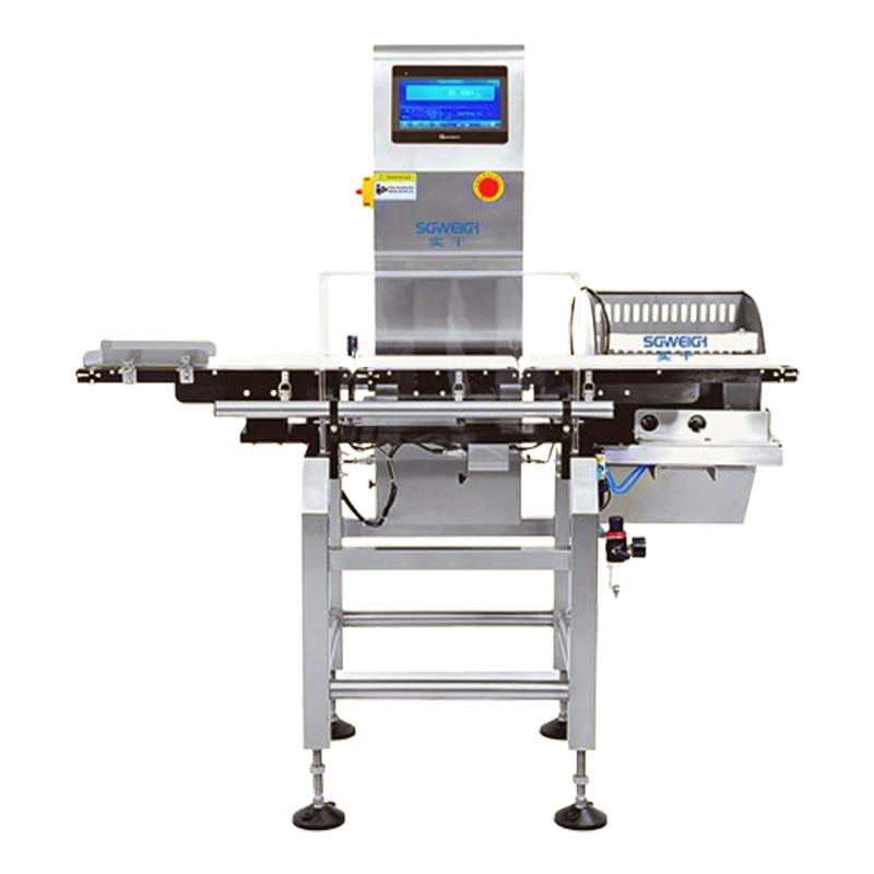 Automatic Checkweigher For Food Sachet Bag Inline Touch Screen Check Weigher