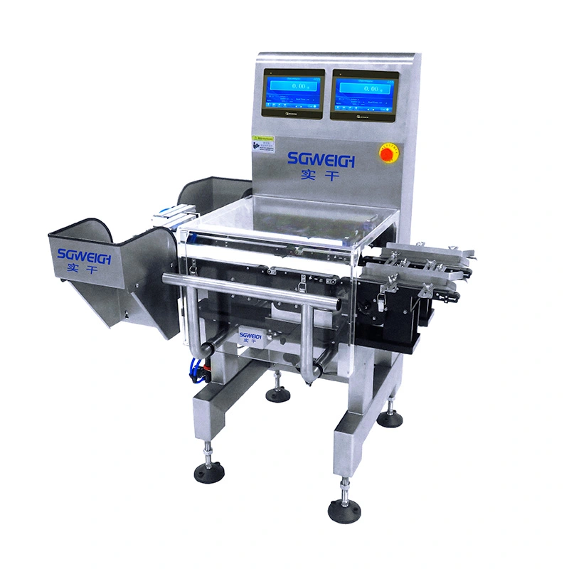 Double-Lane Checkweigher for Small Pouch Precision Production Lines Weight Checker