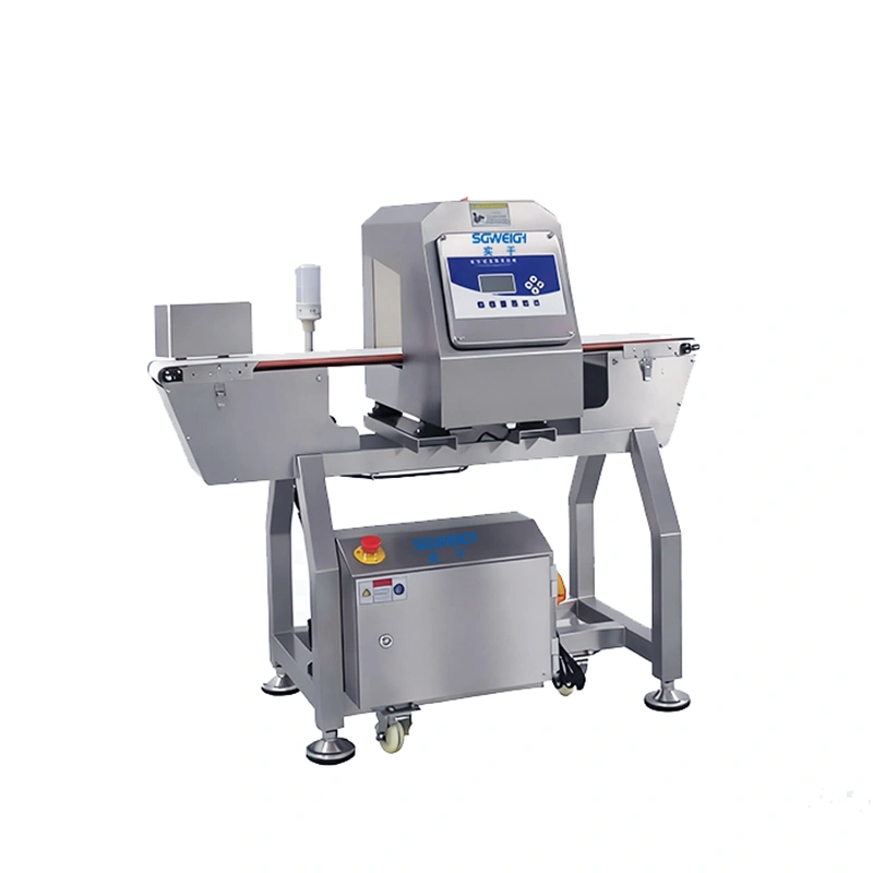 Food Safety Metal Detector For Processing Line automatic Conveyor Metal Separator
