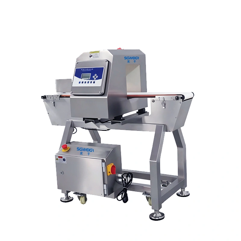 Food Safety Metal Detector For Processing Line automatic Conveyor Metal Separator
