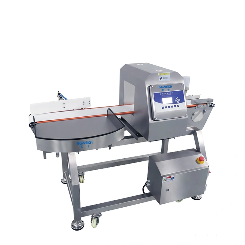 Food Safety Metal Detector For Processing Line automatic Conveyor Metal Separator
