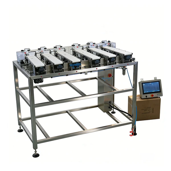 High Accuracy Multi-Lane Checkweigher for Food Automatic Conveyor Checkweigher